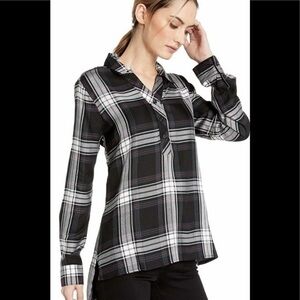 Alexander Jordan High-Low Plaid Shirt Sz 2X